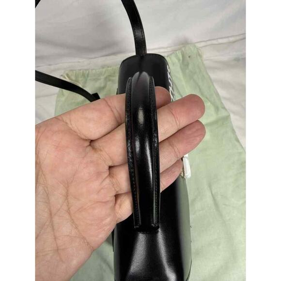 Off White Jitney 1.4 Top Handle Black "Insert Money Here" SPB-TS 346775 - Picture 9 of 16